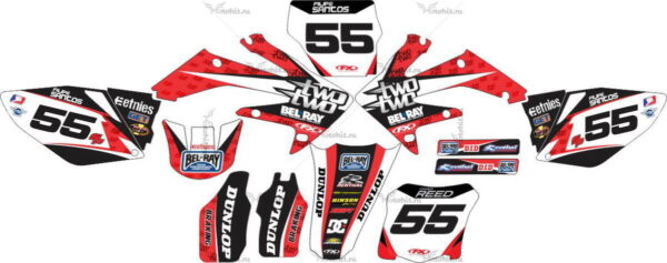 Decals for HONDA CRF-250 2004-2009 CRF-450 2005-2008