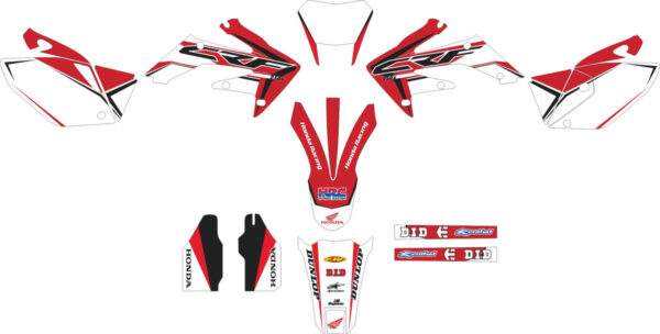 Decals for HONDA CRF-250X 2004-2009 CRF-450X 2005-2008 3