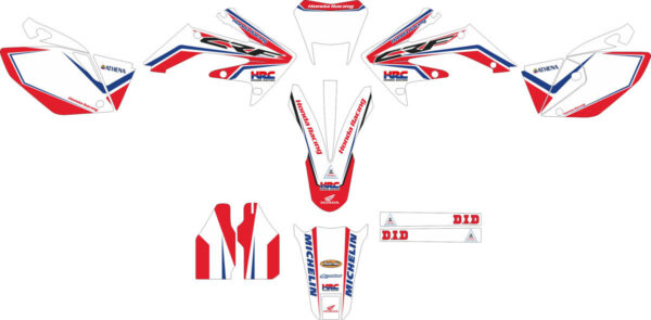 Decals for HONDA CRF-250X 2004-2009 CRF-450X 2005-2008 7