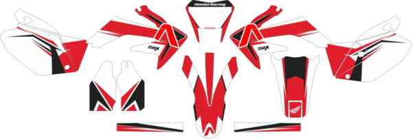 Decals for HONDA CRF-250X 2004-2009 CRF-450X 2005-2008 16