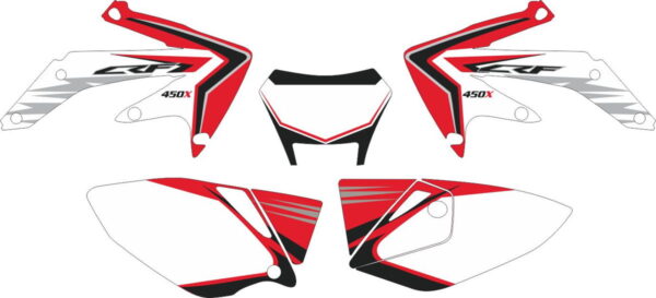 Decals for HONDA CRF-250X 2004-2009 CRF-450X 2005-2008 18