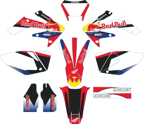 Decals for HONDA CRF-250X 2004-2009 CRF-450X 2005-2008 19