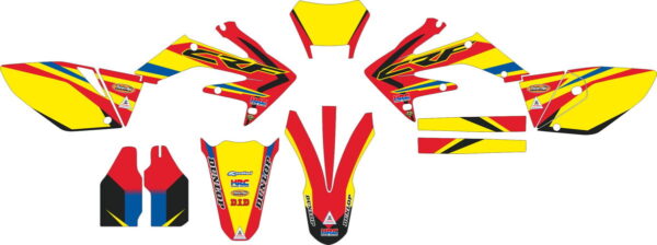Decals for HONDA CRF-250X 2004-2009 CRF-450X 2005-2008 23