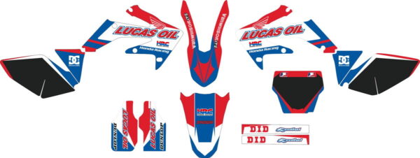 Decals for HONDA CRF-250 2004-2009 CRF-450 2005-2008-3