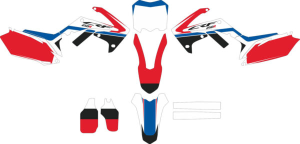 Decals for HONDA CRF-250 2010-2013 CRF-450 2009-2012 3