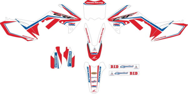 Decals for HONDA CRF-250 2010-2013 CRF-450 2009-2012 6