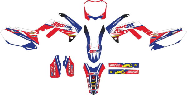 Decals for HONDA CRF-250 2010-2013 CRF-450 2009-2012 8