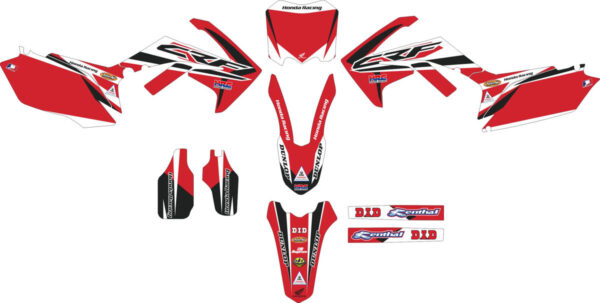 Decals for HONDA CRF-250 2010-2013 CRF-450 2009-2012-CLASSIC