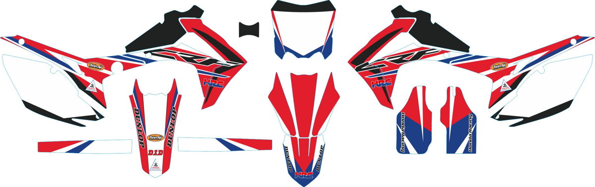 Decals for HONDA CRF-250 2014-2017 CRF-450 2013-2016