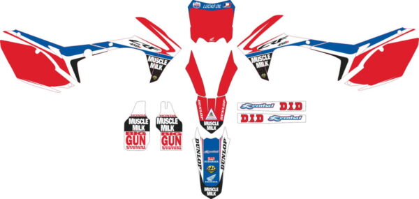 Decals for HONDA CRF-250 2014-2017 CRF-450 2013-2016 7