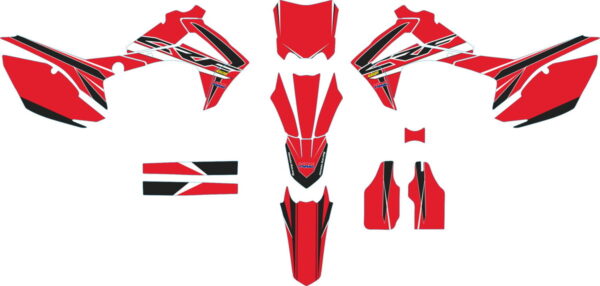 Decals for HONDA CRF-250 2014-2017 CRF-450 2013-2016-KLEBER