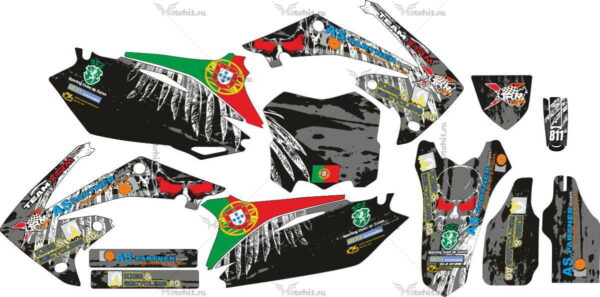 Decals for HONDA CRF-250 2010-2013 CRF-450 2009-2012 XTRM
