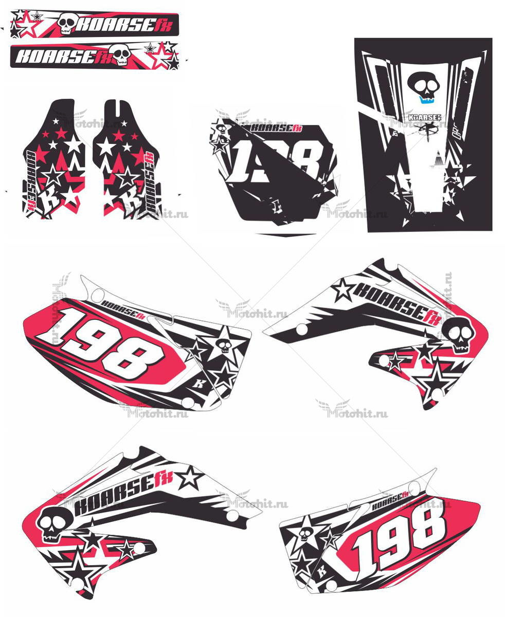 Decals for Honda CRF-450 COLLINS