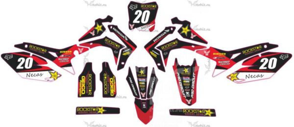 Decals for HONDA CRF-450 2013-2016 GEICO