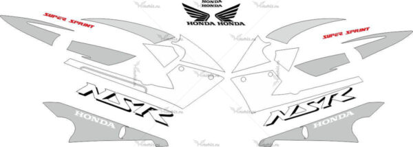 Decals for Honda NSR-125-R 2001-2002