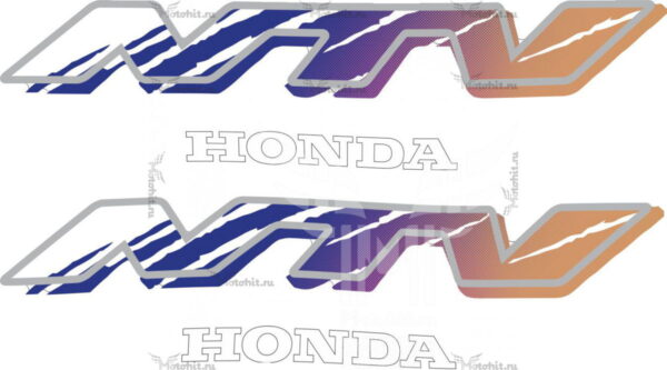 Decals for Honda NTV-650 BLUE PINK