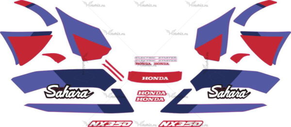 Decals for Honda NX-350 1992 SAHARA