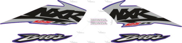 Decals for Honda NXR-125 2003 SILVER