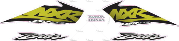 Decals for Honda NXR-150 2003 gold