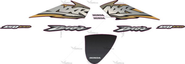 Decals for Honda NXR-150 2004 gold