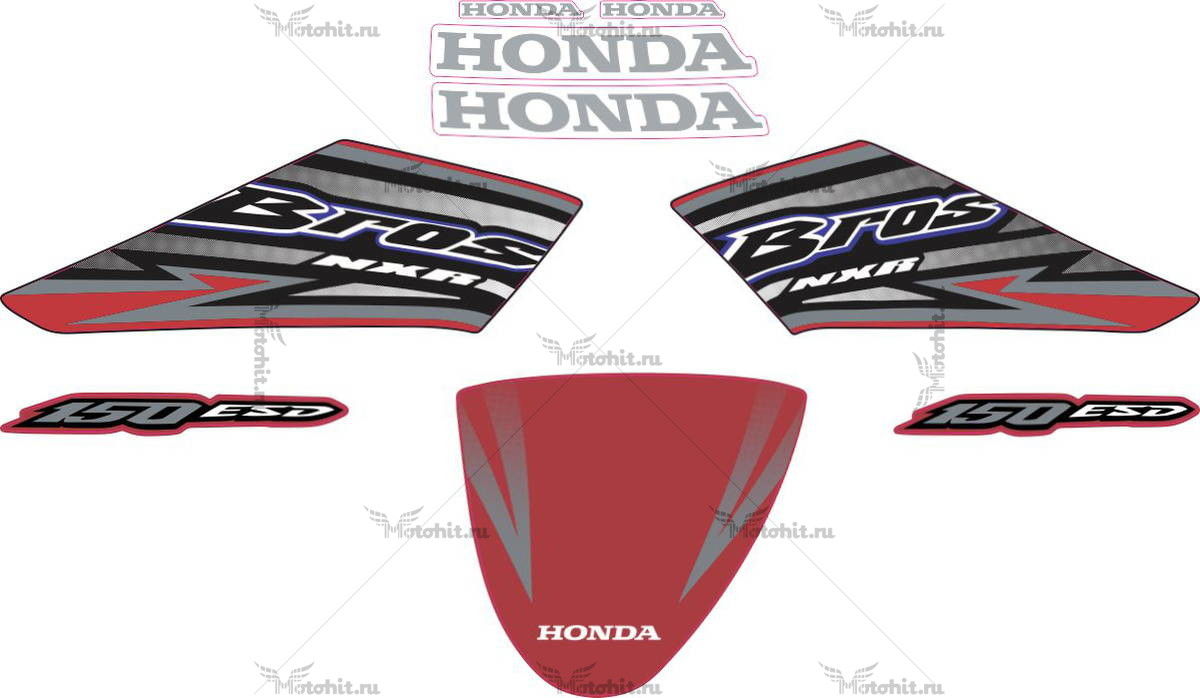 Decals for Honda NXR-150 2005