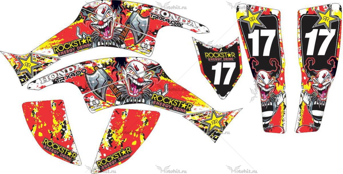 Decals for Honda TRX-400 CLOWN 1999-2007