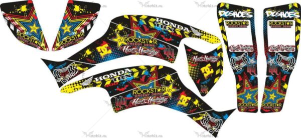 Decals for Honda TRX-400 EX-ROCKSTAR 1999-2007