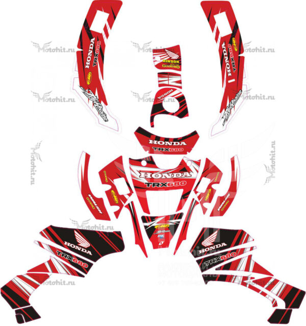 Decals for HONDA TRX-680 2013
