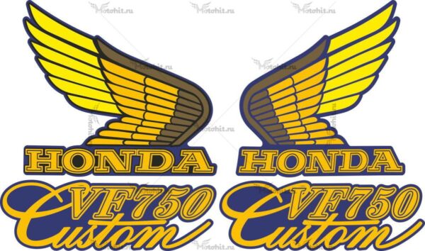 Decals for Honda VF-750 CUSTOM