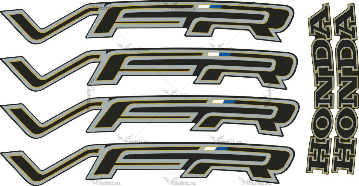 Decals for Honda VFR 1991 BL