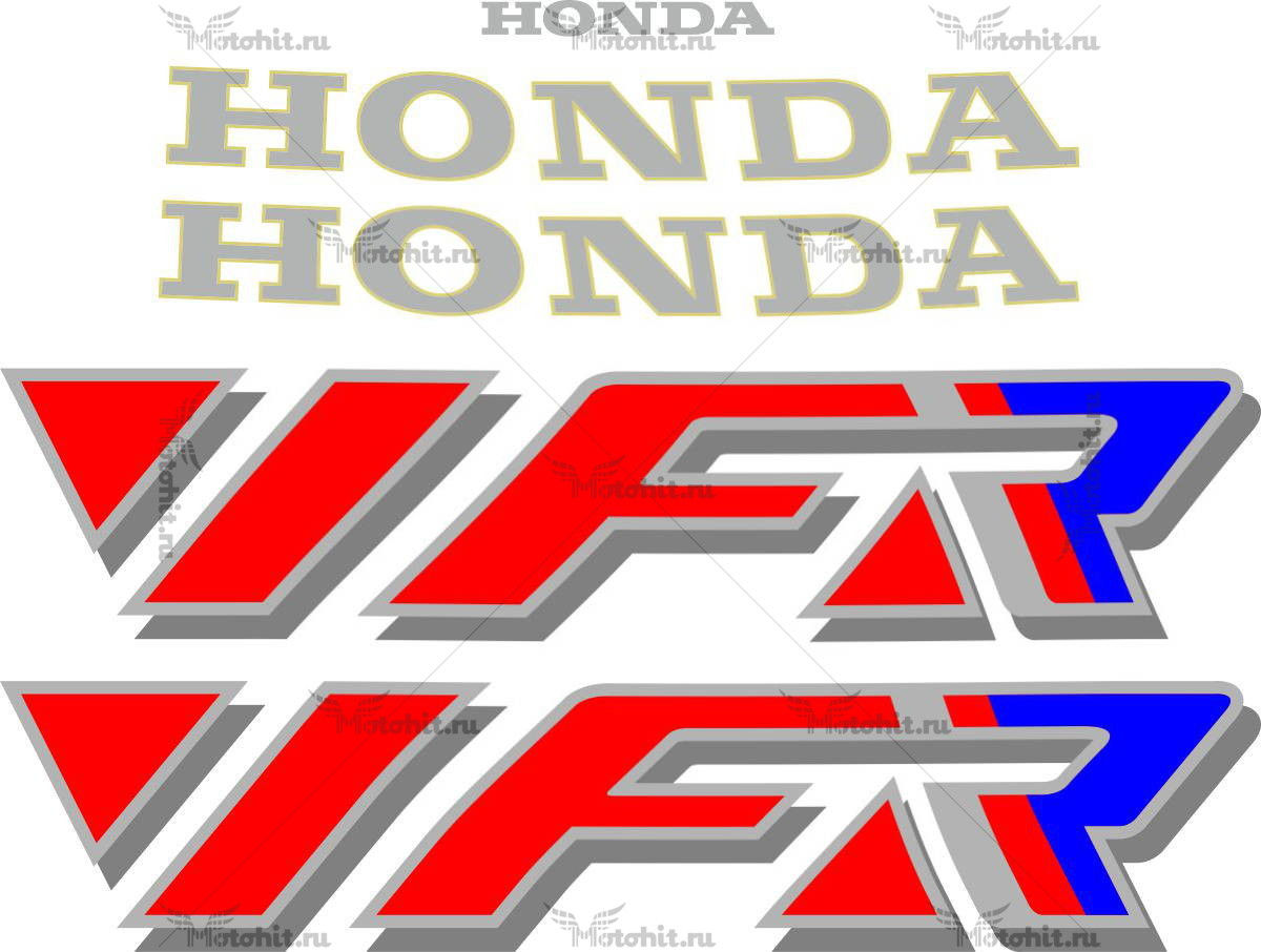 Decals for Honda VFR-750 1990