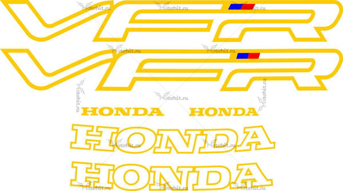 Decals for Honda VFR-750 1991