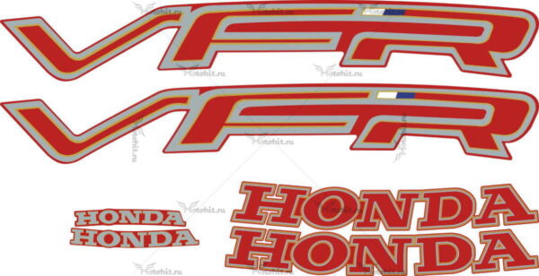 Decals for Honda VFR-750 1991 RED