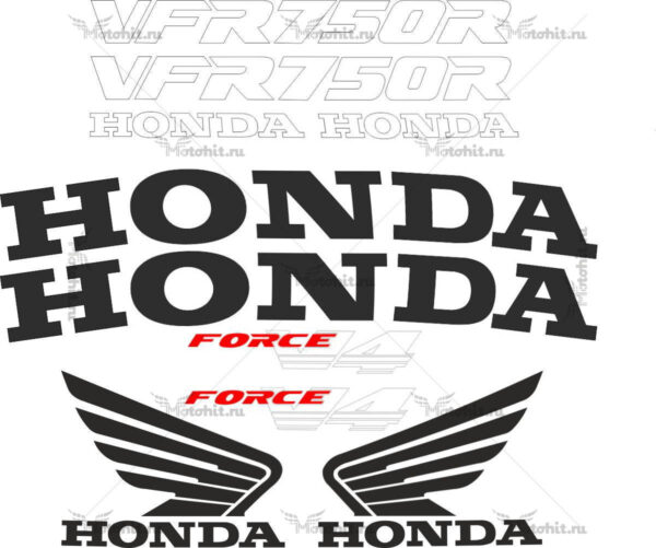 Decals for Honda VFR-750-R