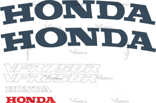 Decals for Honda VFR-750-R 1987-1990