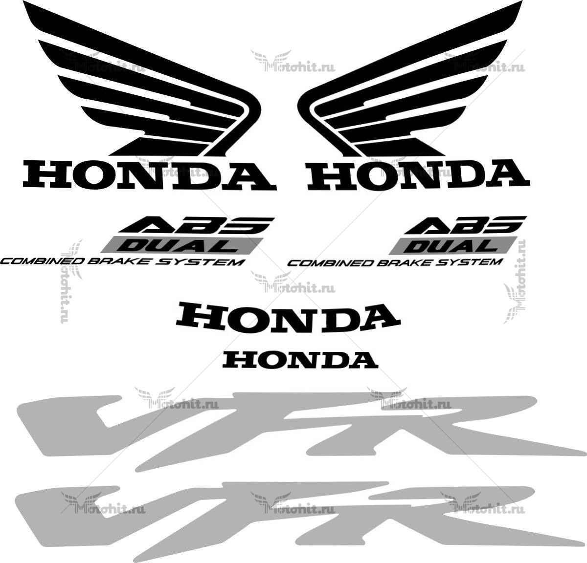 Decals for Honda VFR-800-F 2009+ V-TEC