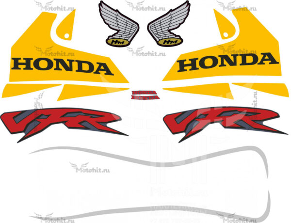 Decals for Honda VFR-800-FI 1998-2001