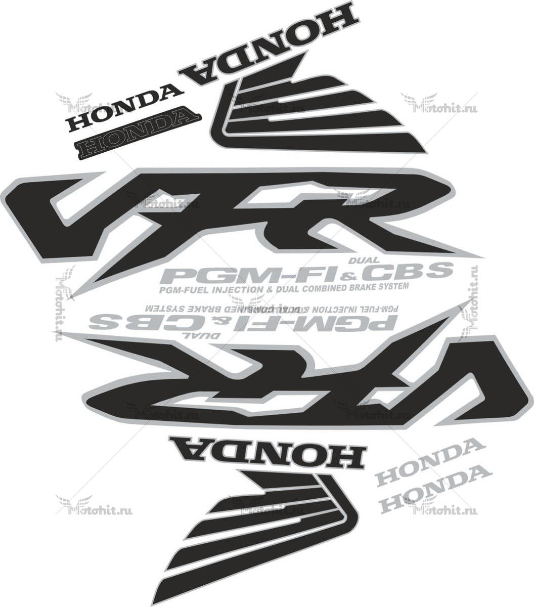 Decals for Honda VFR-800i 1998-2001