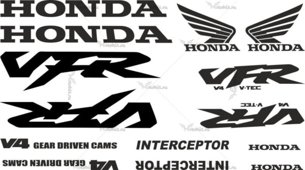 Decals for Honda VFR-800 INTERCEPTOR 2000+