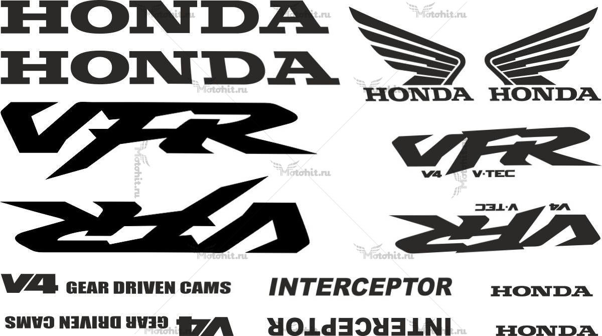 Decals for Honda VFR-800 INTERCEPTOR 2000+