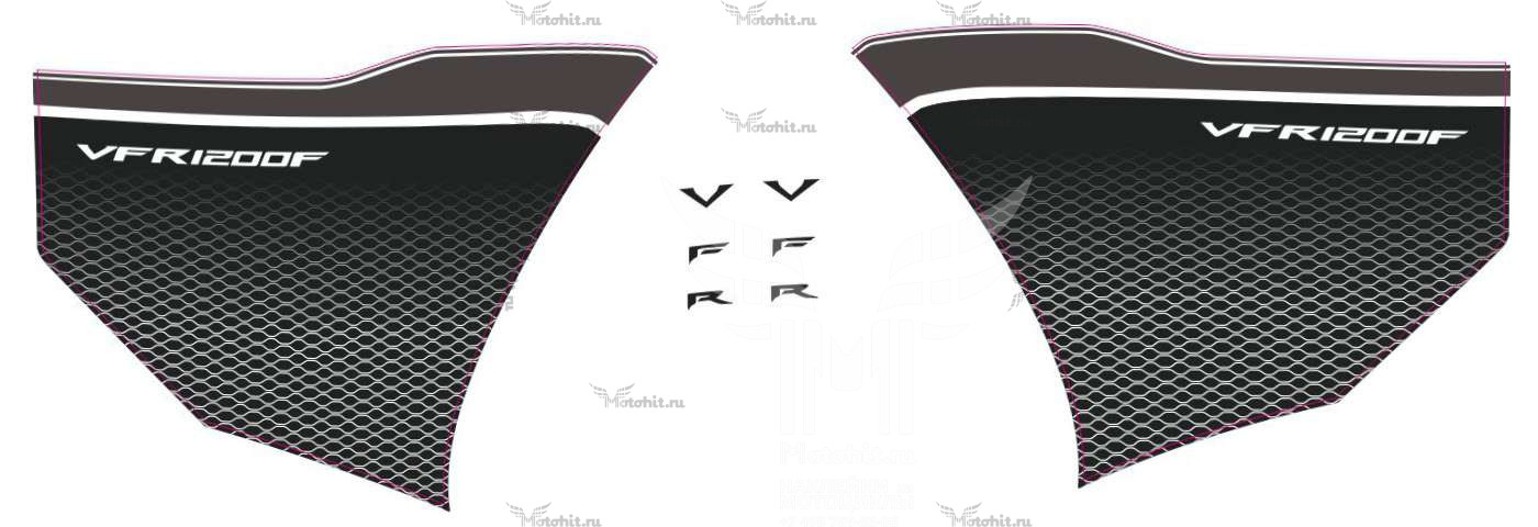 Decals for Honda VRF 1200-f 2010-2016
