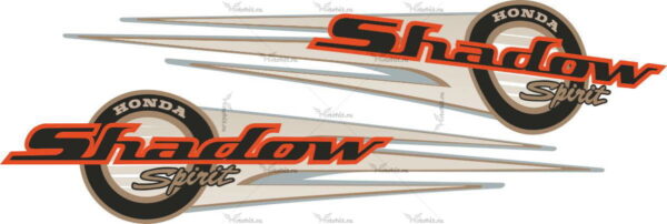 Decals for Honda SHADOW VT-600 2000 SPIRIT