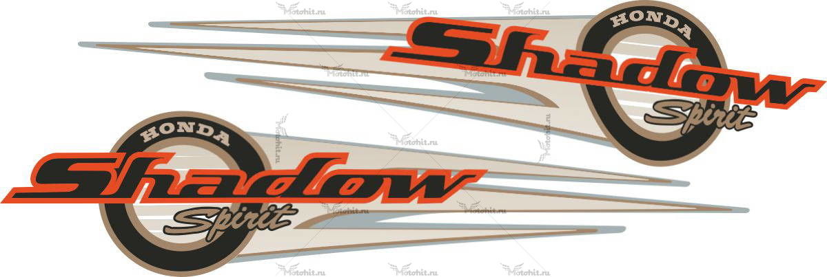Decals for Honda SHADOW VT-600 2000 SPIRIT