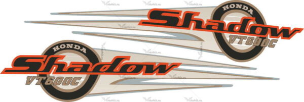 Decals for Honda SHADOW VT-600-C 1995