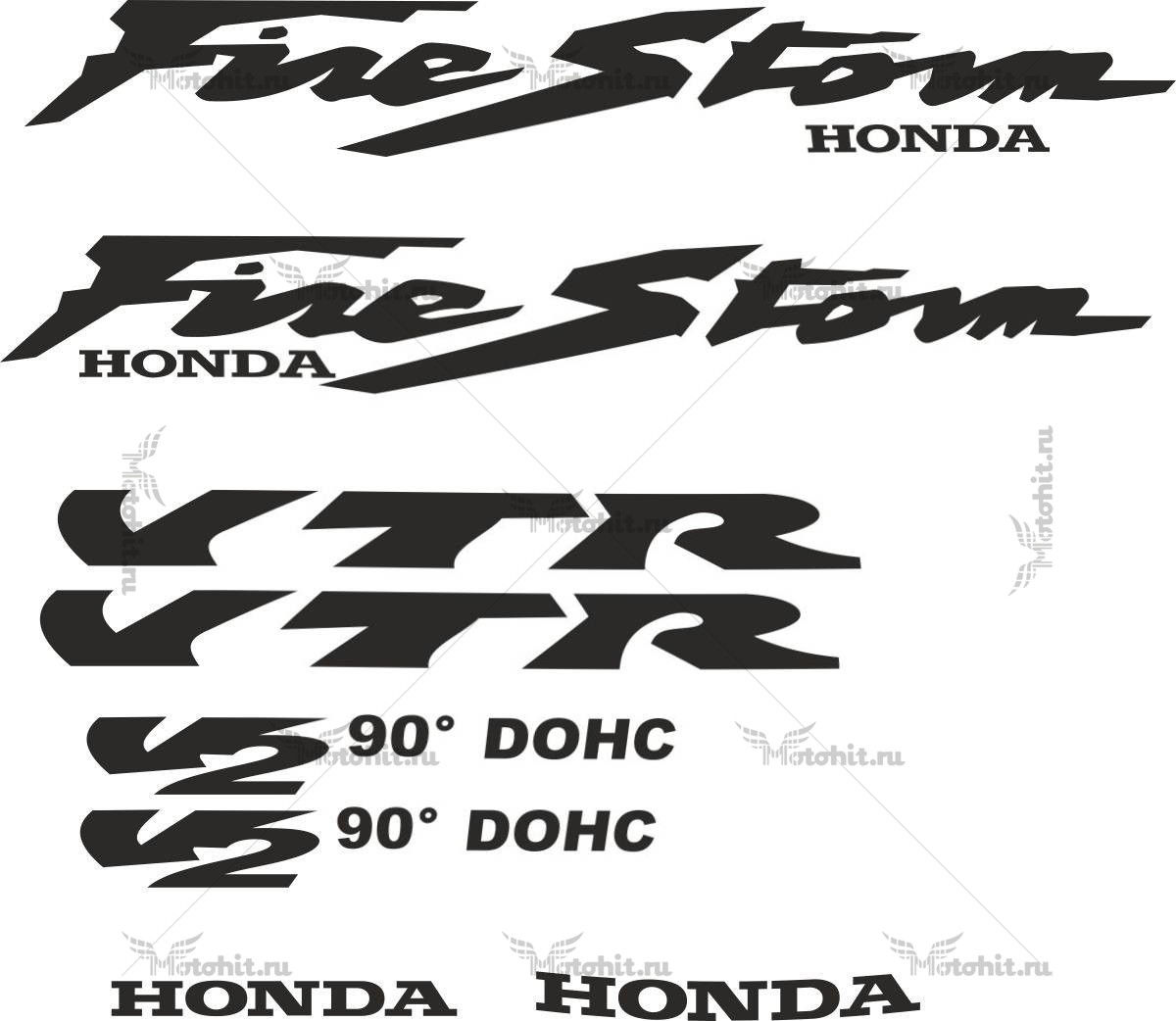 Decals for Honda VTR-FIRESTORM