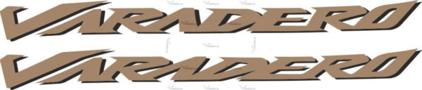Decals for Honda XL-125 XL-1000 VARADERO 2007