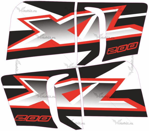 Decals for Honda XL-200 2006