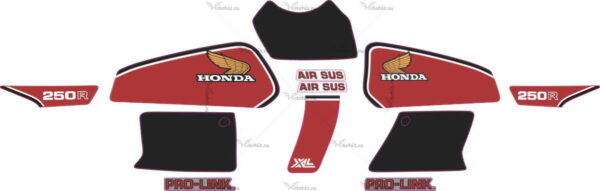 Decals for Honda XL-250-R 1982