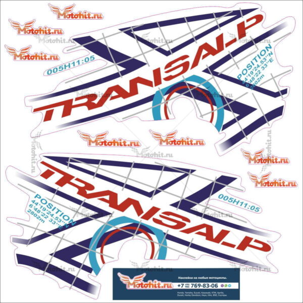 Decals for Honda XL-700-Transalp 2008 FOR WHITE