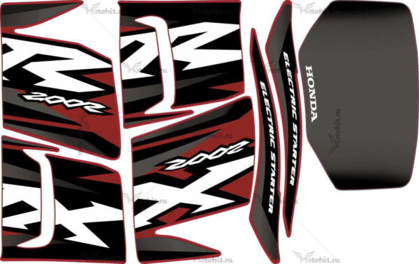 Decals for Honda XR-200-R 2002